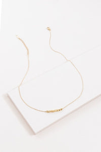 Cubed Necklace 14K