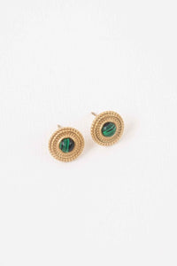 Cairo Stone Stud Earrings