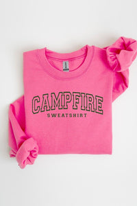 Campfire Sweatshirt Graphic Fleece Sweatshirts