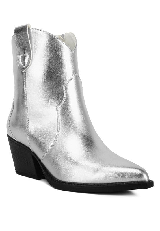 Wales Ott Metallic Faux Leather Boots