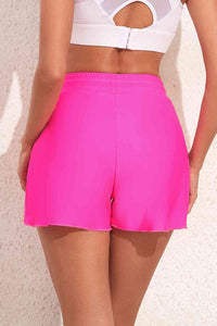 Drawstring Waist Swim Shorts