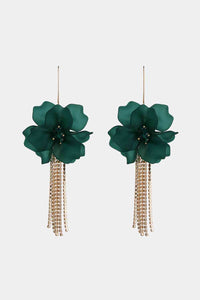 Flower Shape Acrylic Dangle Earrings